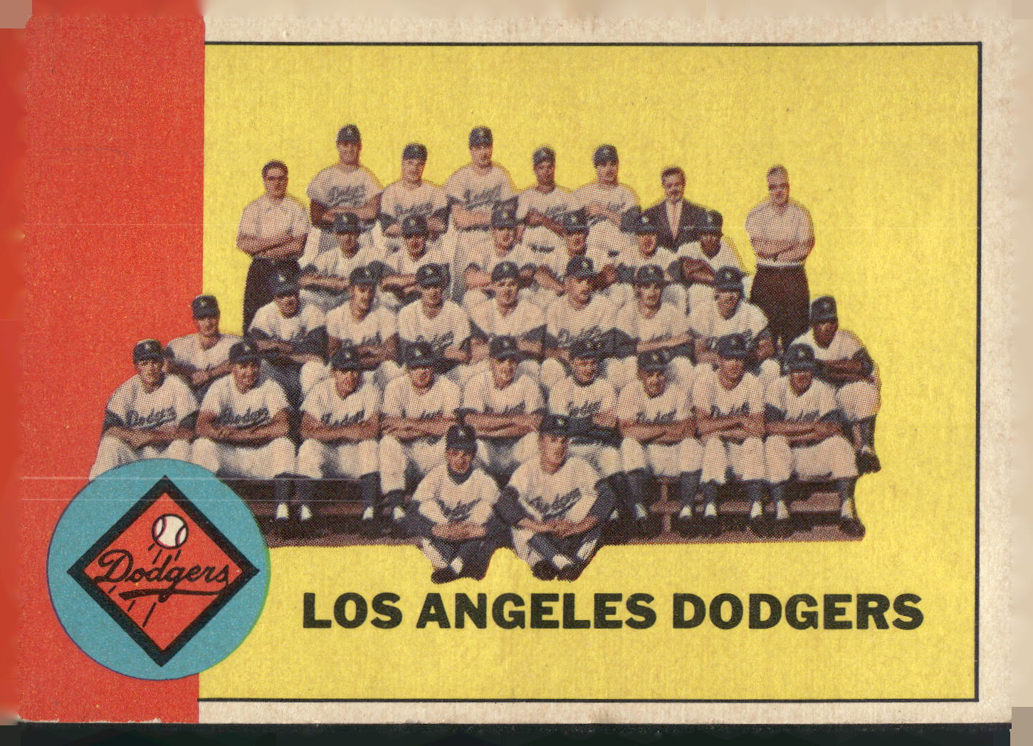 1963 Topps #337 Los Angeles Dodgers
