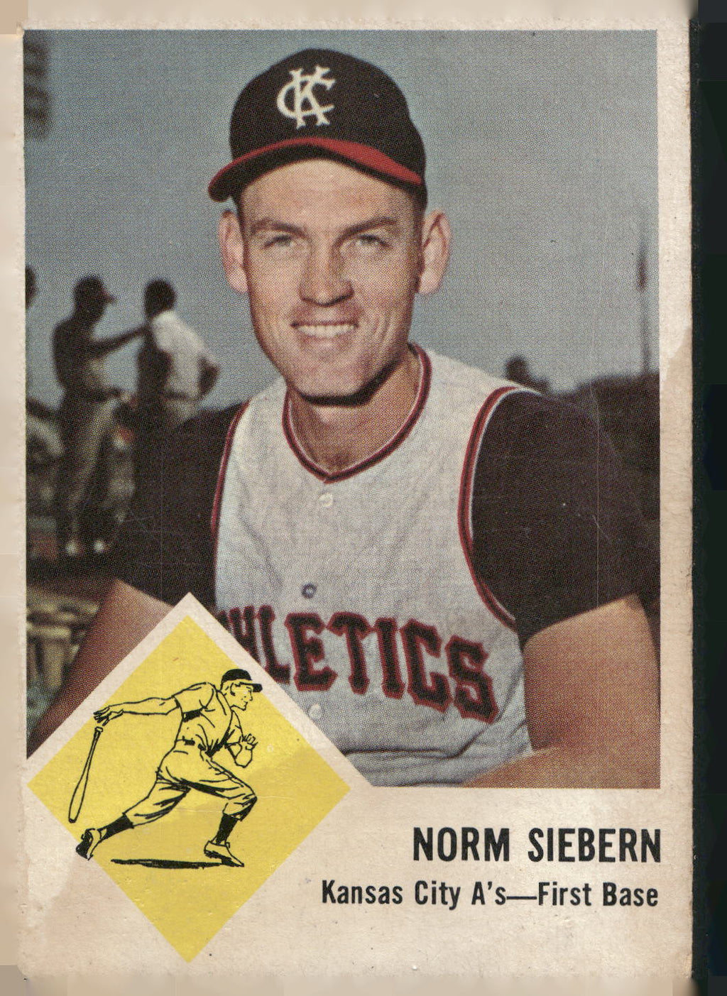 1963 Fleer #17 Norm Siebern