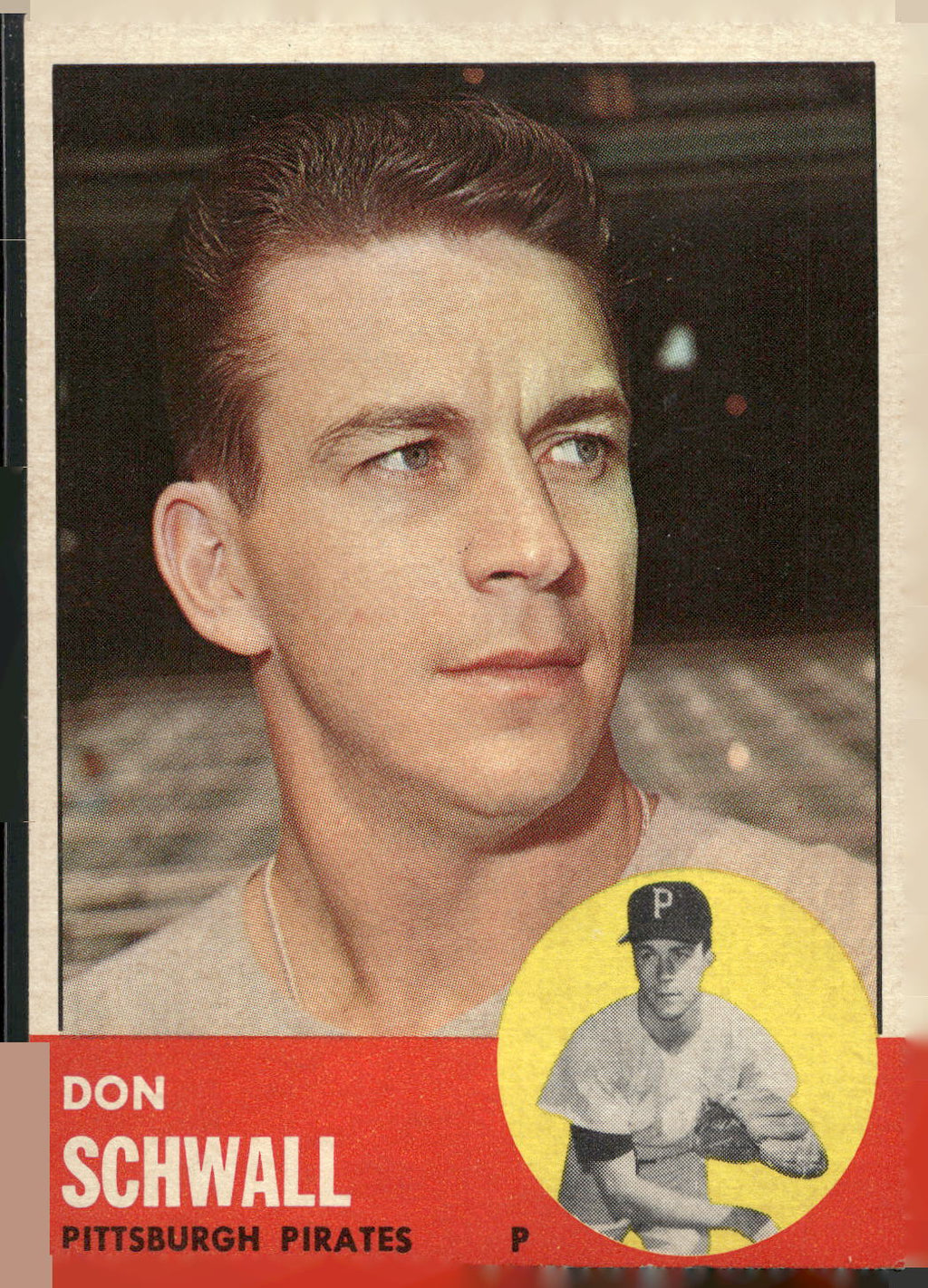 1963 Topps #344 Don Schwall