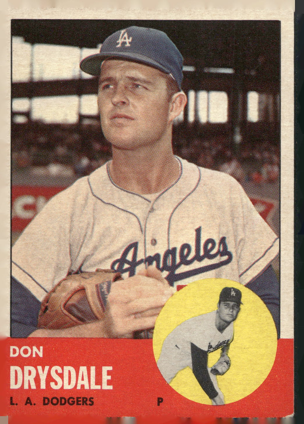 1963 Topps #360 Don Drysdale