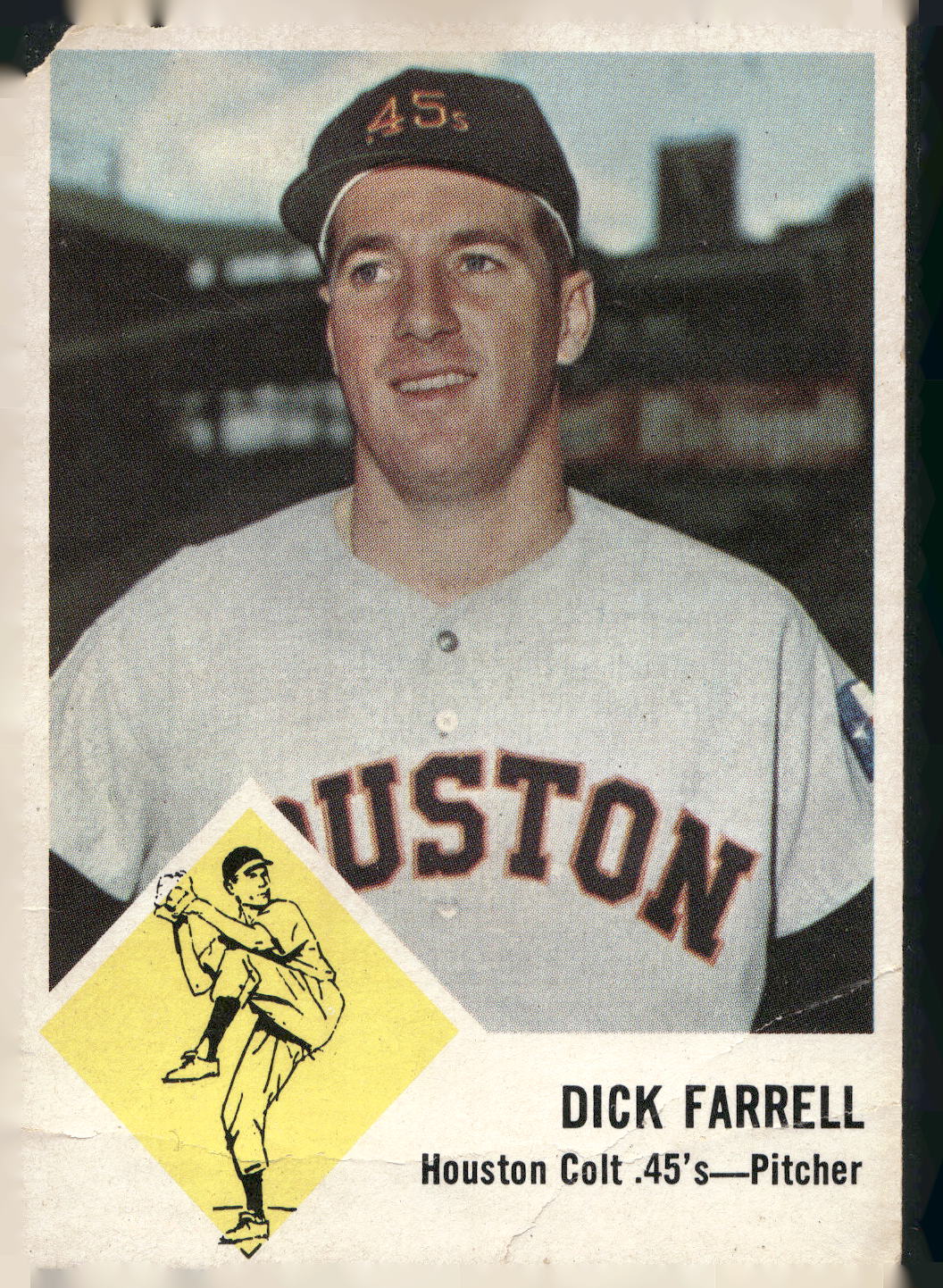 1963 Fleer #38 Dick Farrell