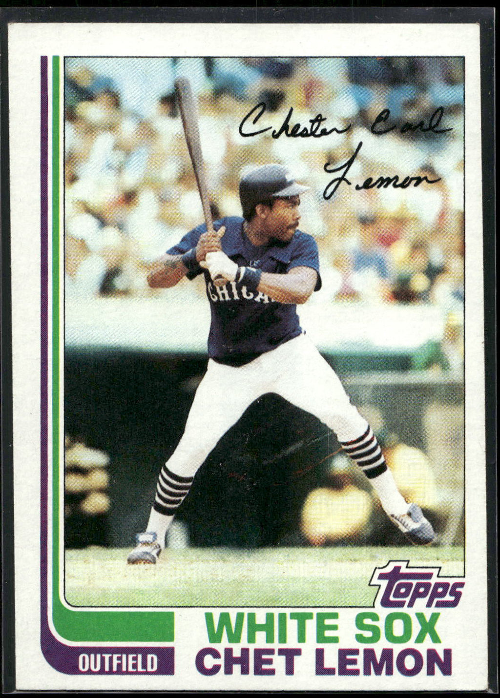 1982 Topps #493 Chet Lemon