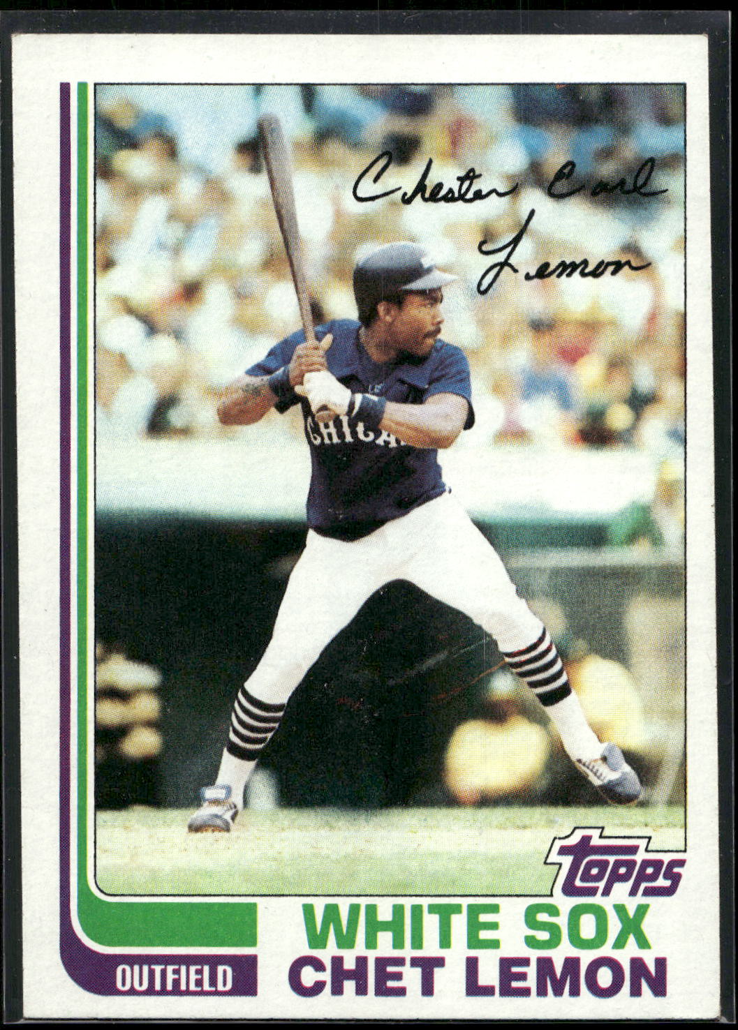 1982 Topps #493 Chet Lemon