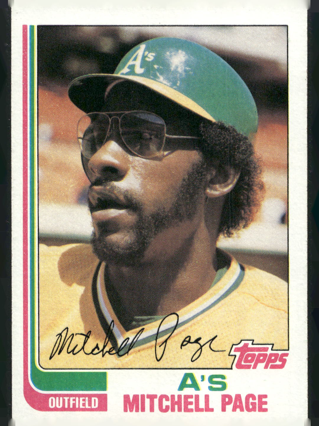 1982 Topps #633 Mitchell Page