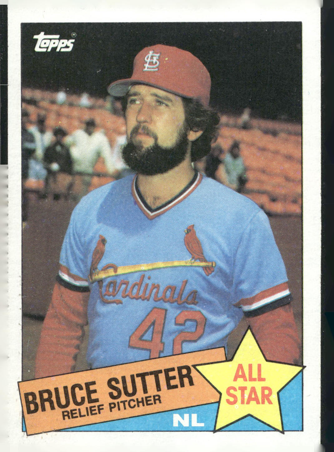 1985 Topps #722 Bruce Sutter