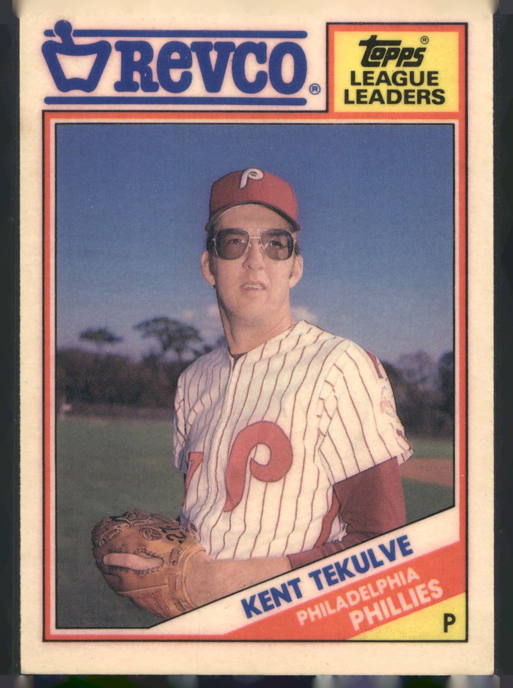 1988 Topps Revco League Leaders #10 Kent Tekulve