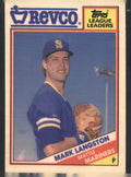 1988 Topps Revco League Leaders #33 Mark Langston