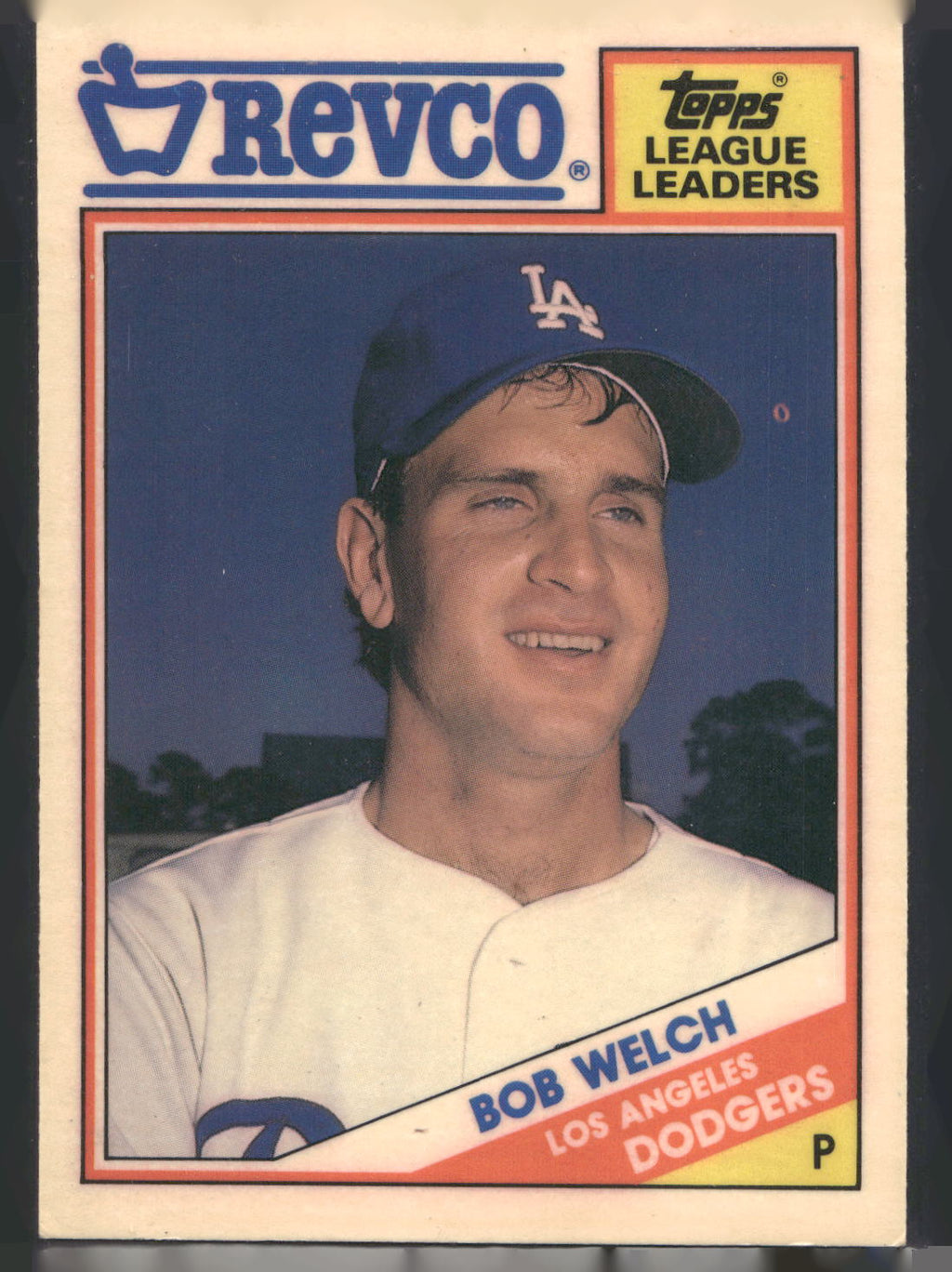 1988 Topps Revco League Leaders #15 Bob Welch