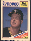 1988 Topps Revco League Leaders #17 Mark McGwire