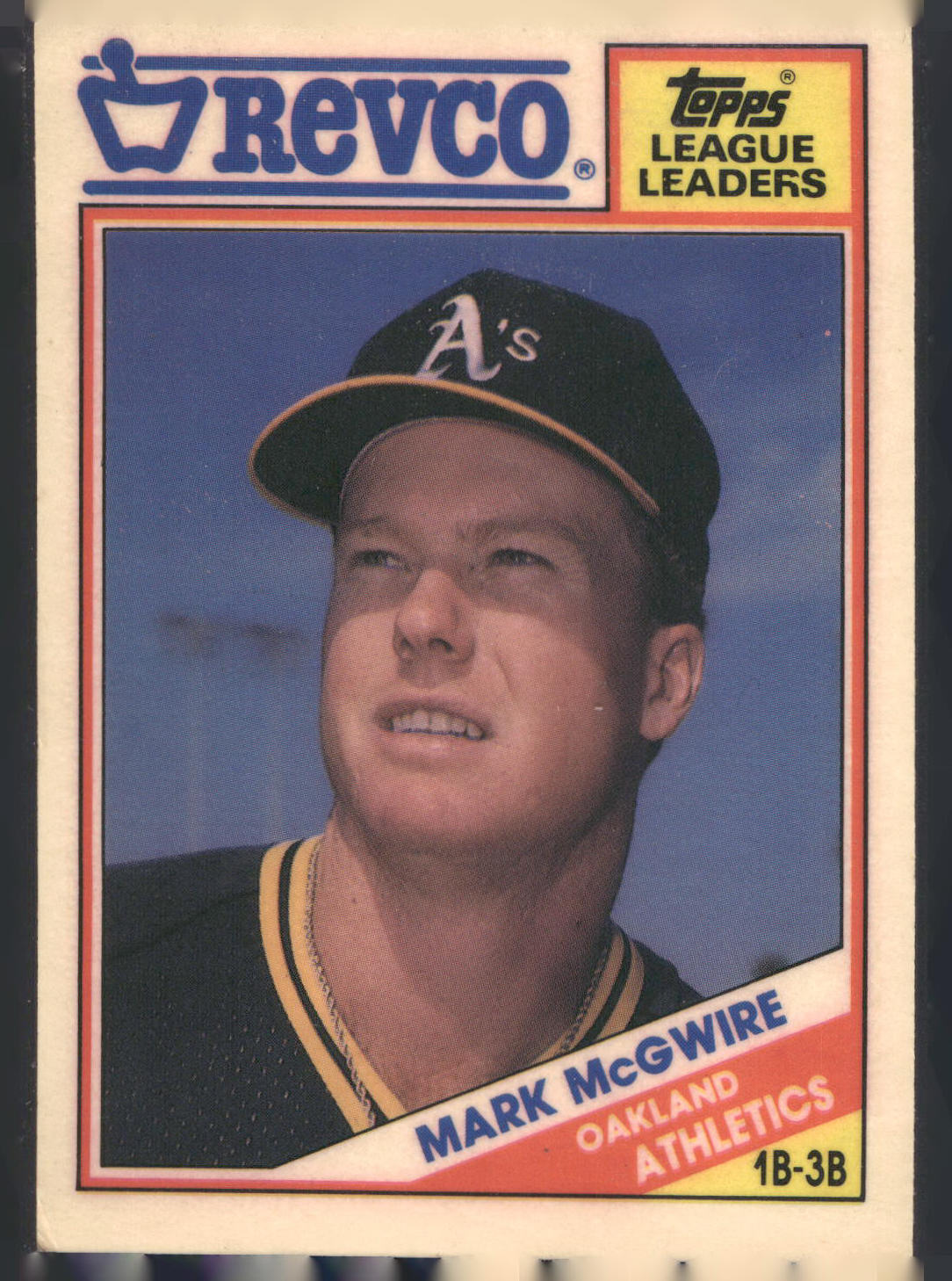 1988 Topps Revco League Leaders #17 Mark McGwire