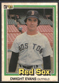 1981 Donruss #458 Dwight Evans