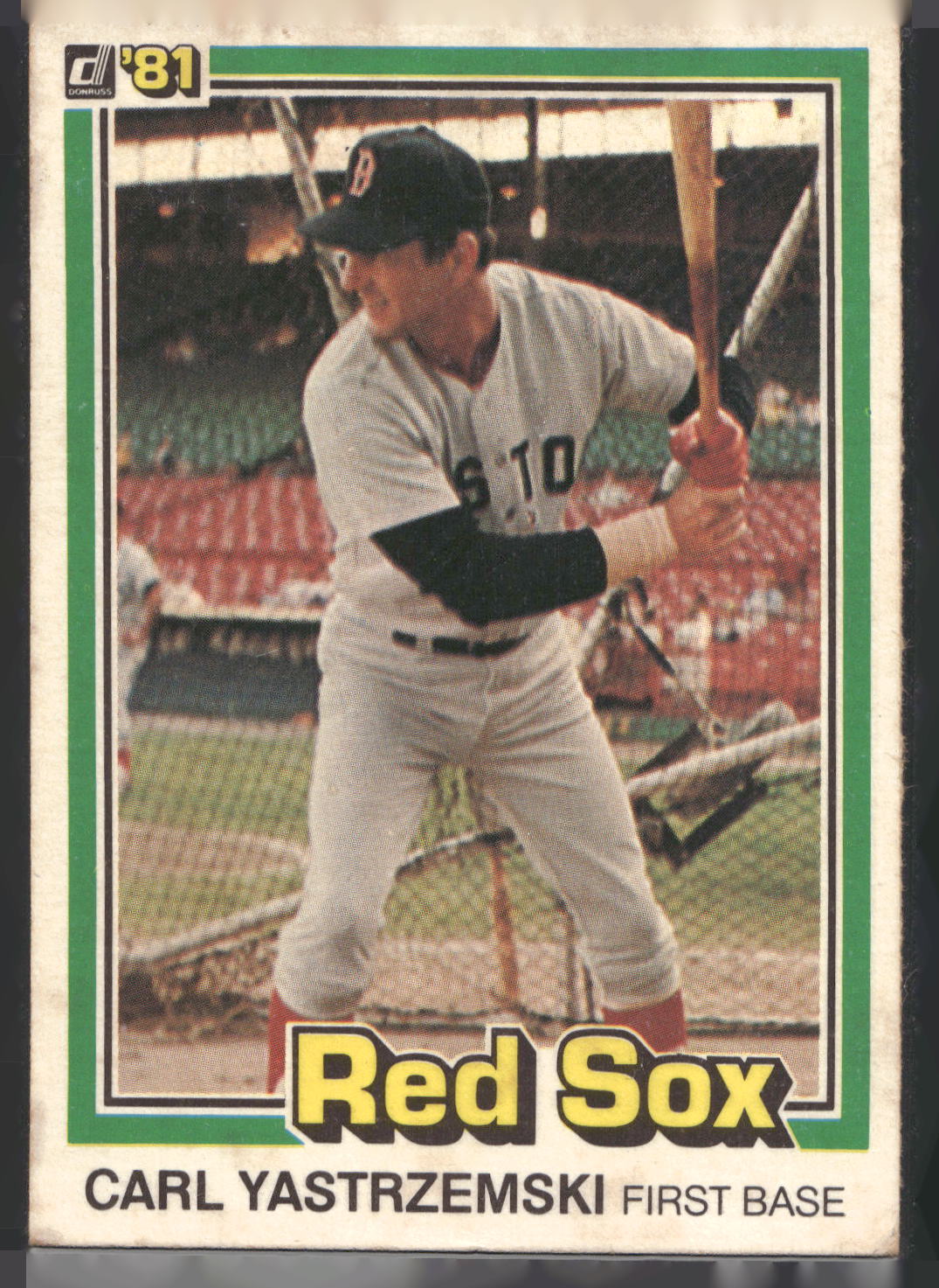 1981 Donruss #214 Carl Yastrzemski