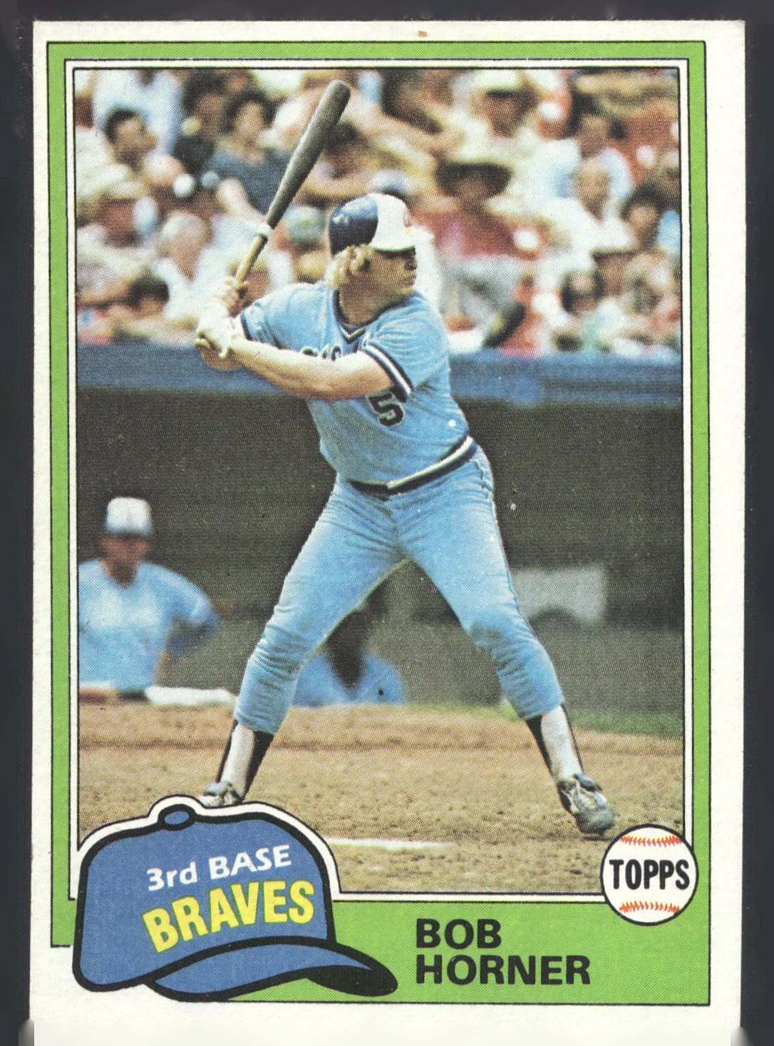 1981 Topps #355 Bob Horner