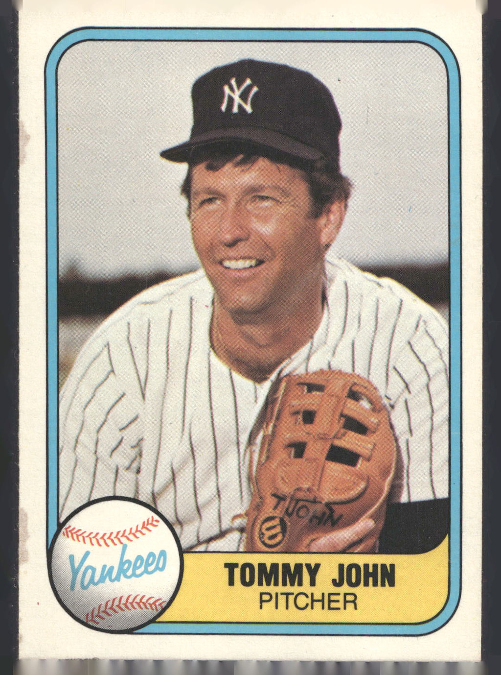 1981 Fleer #81 Tommy John