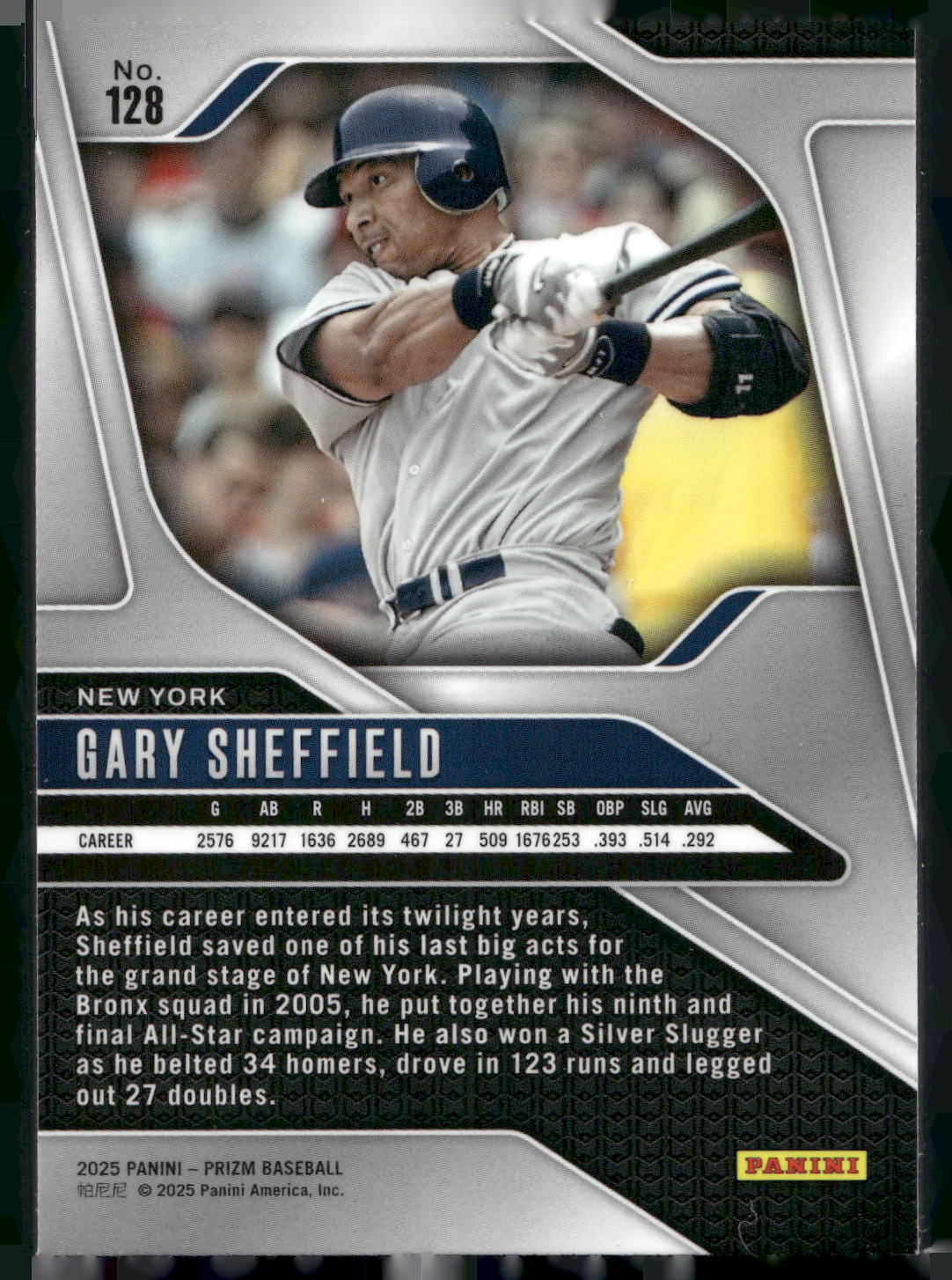2025 Panini Prizm #128 Gary Sheffield