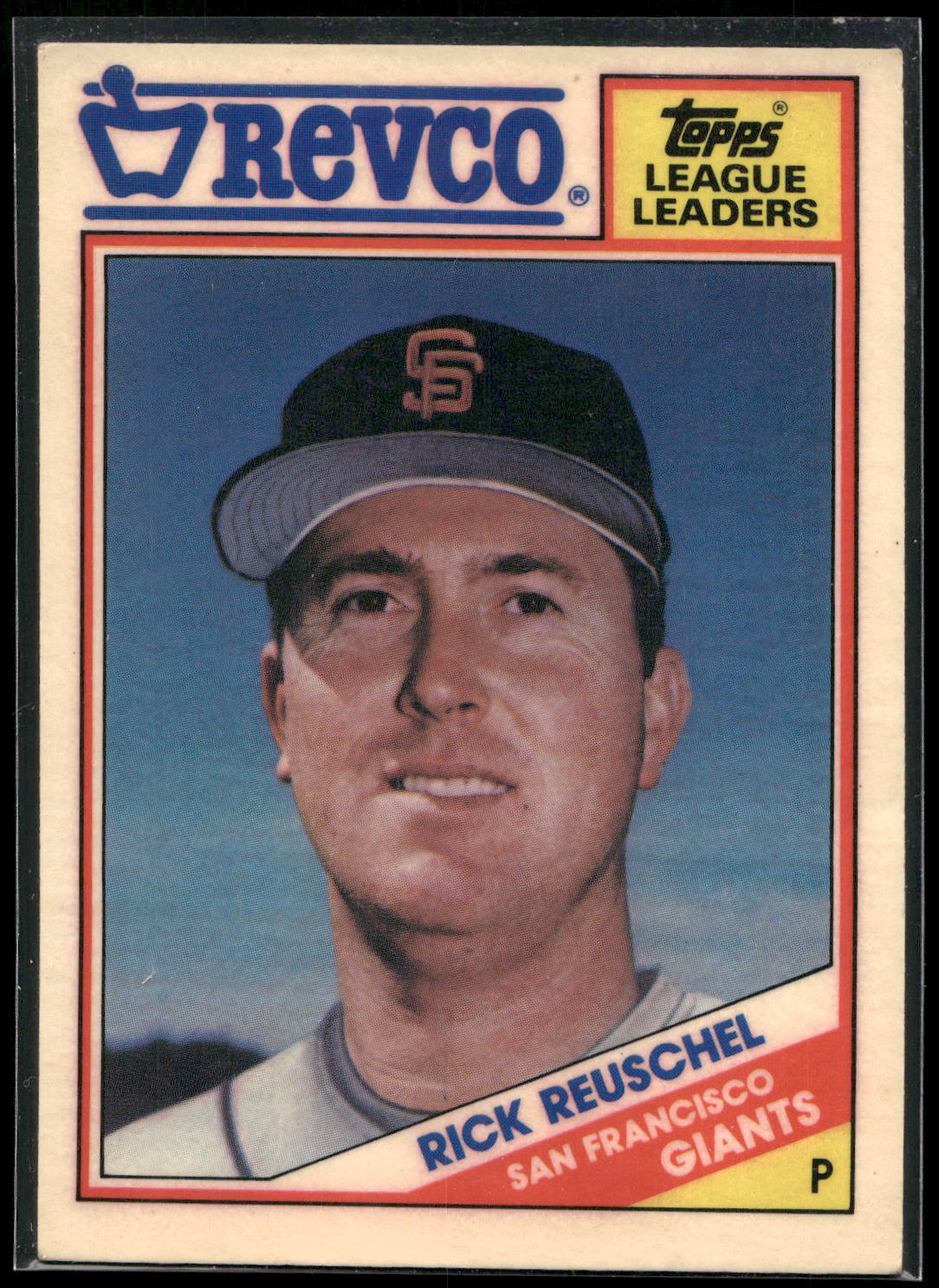 1988 Topps Revco League Leaders #13 Rick Reuschel