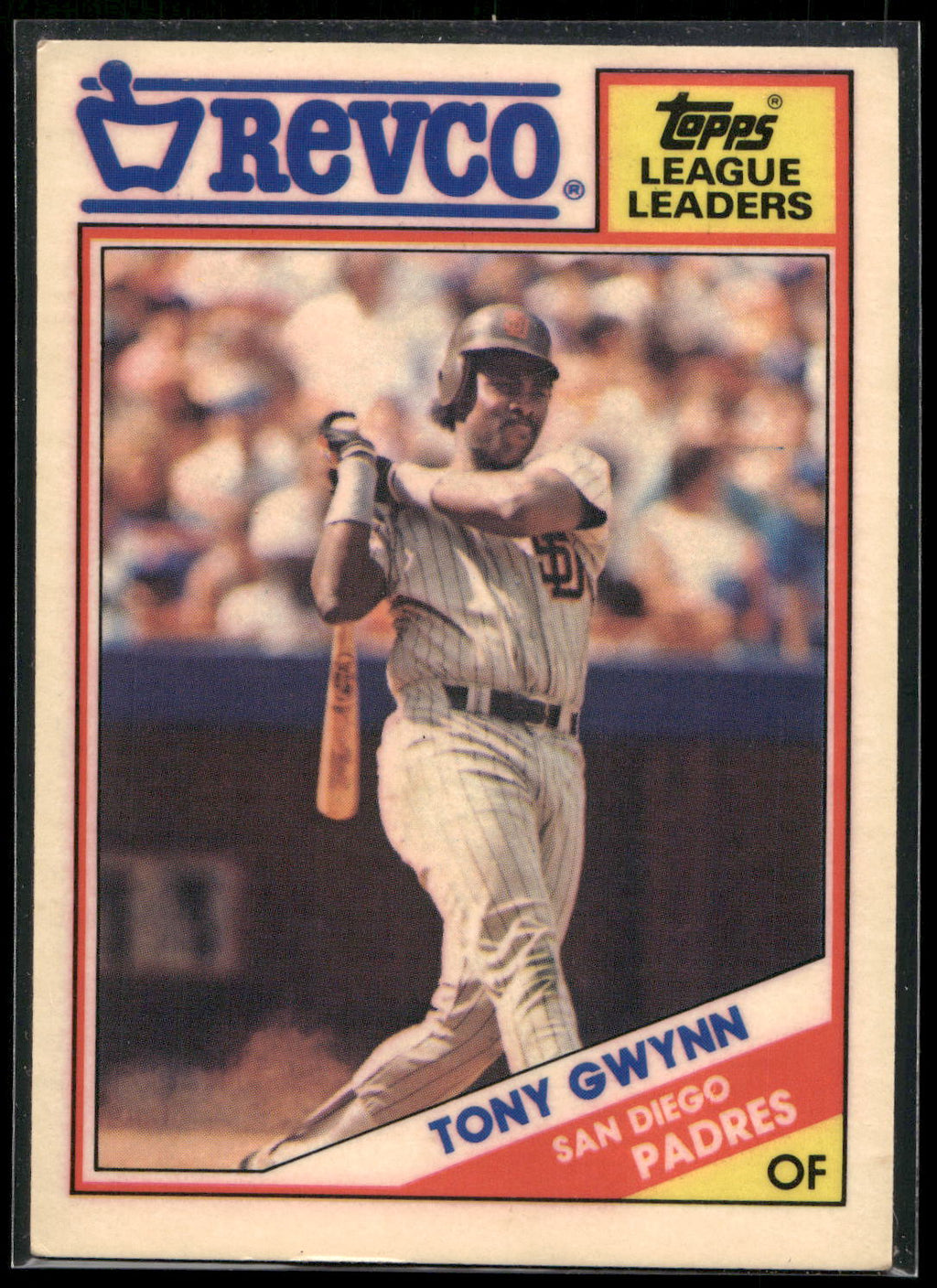 1988 Topps Revco League Leaders #1 Tony Gwynn