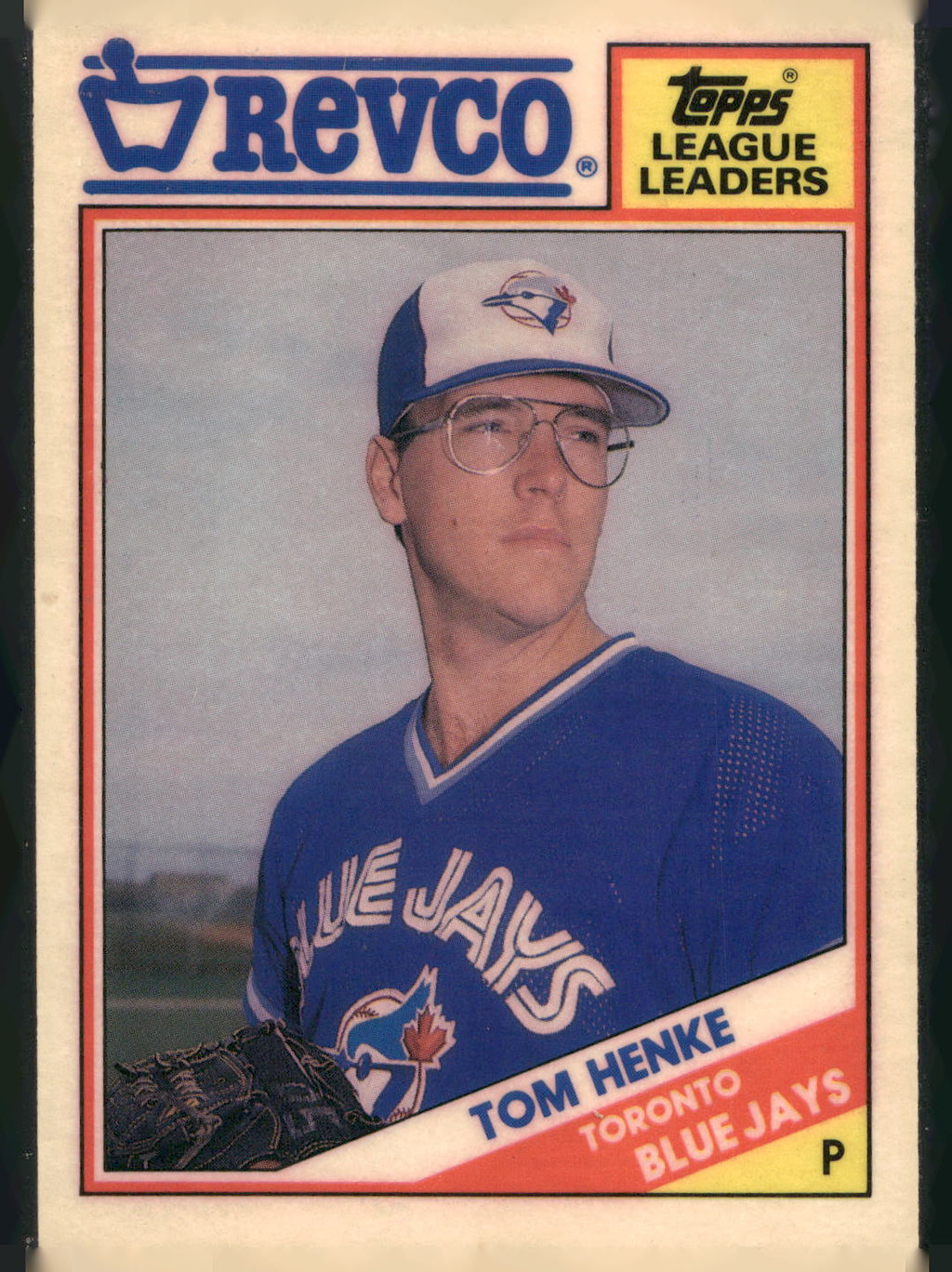 1988 Topps Revco League Leaders #31 Tom Henke