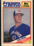 1988 Topps Revco League Leaders #31 Tom Henke