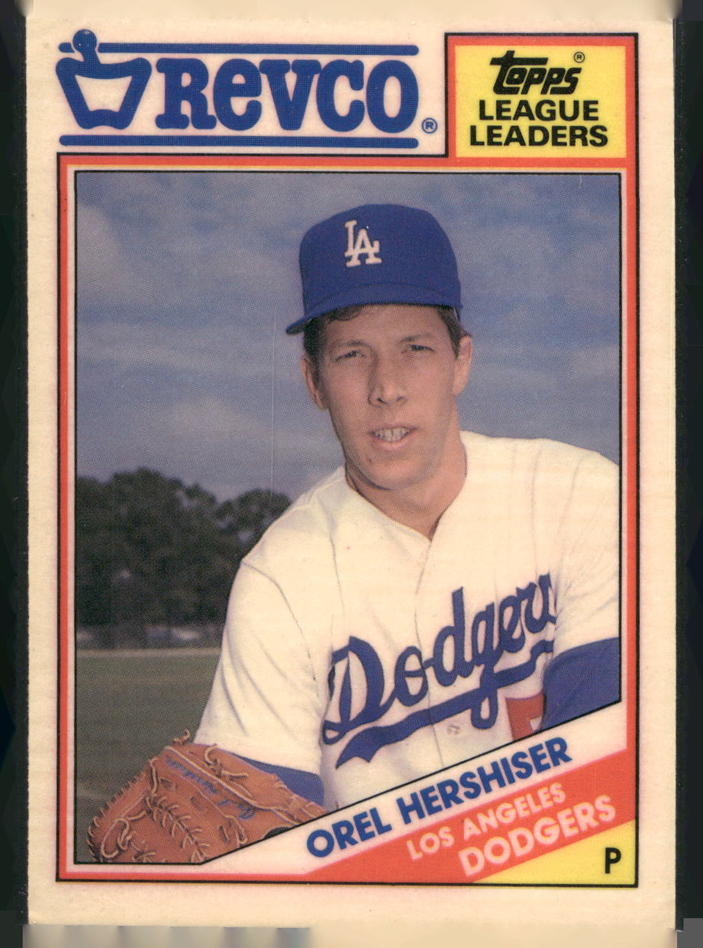 1988 Topps Revco League Leaders #12 Orel Hershiser