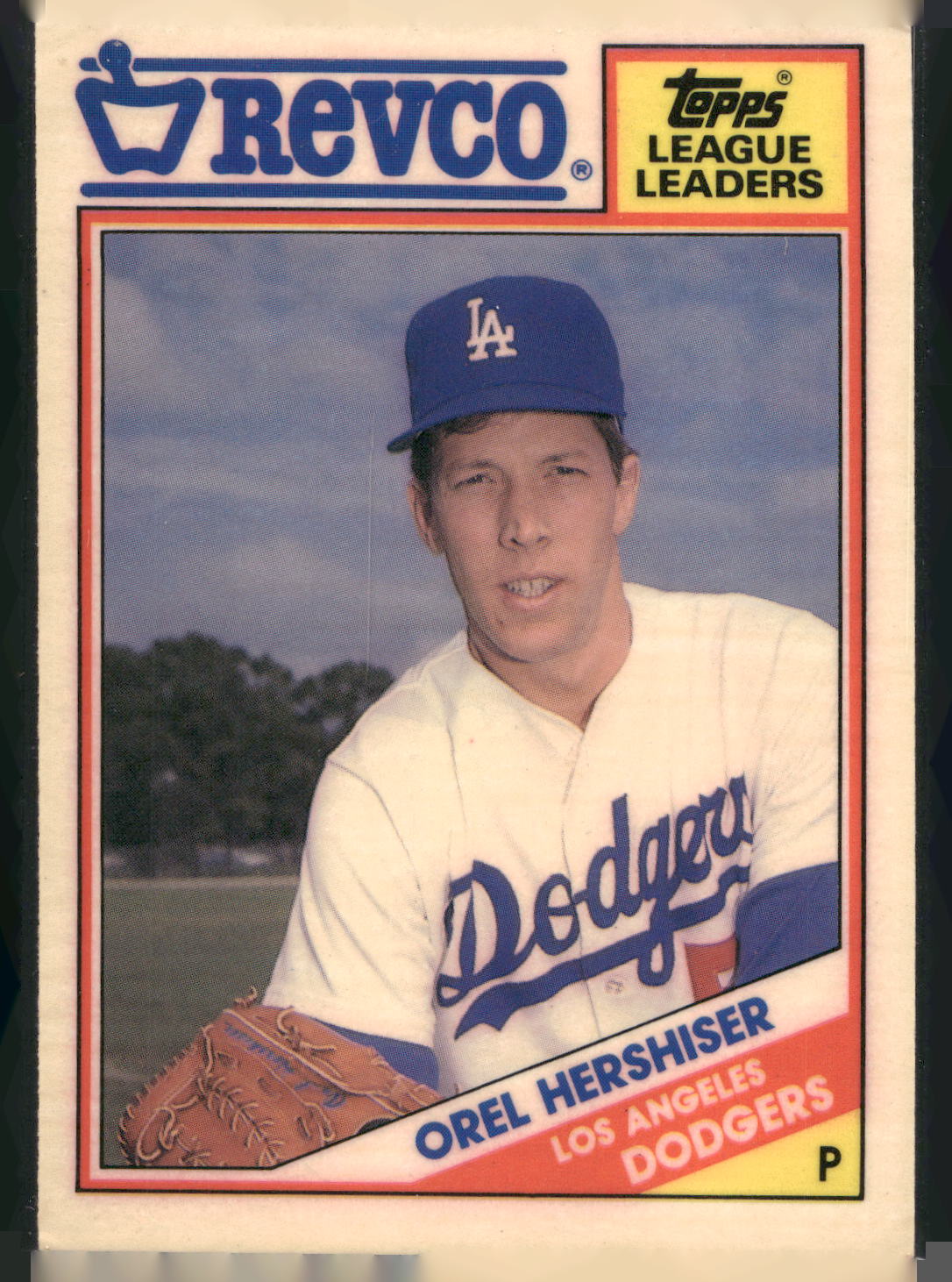 1988 Topps Revco League Leaders #12 Orel Hershiser