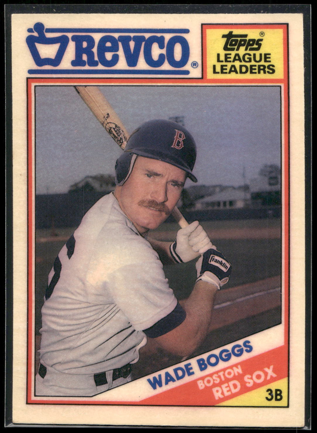 1988 Topps Revco League Leaders #16 Wade Boggs