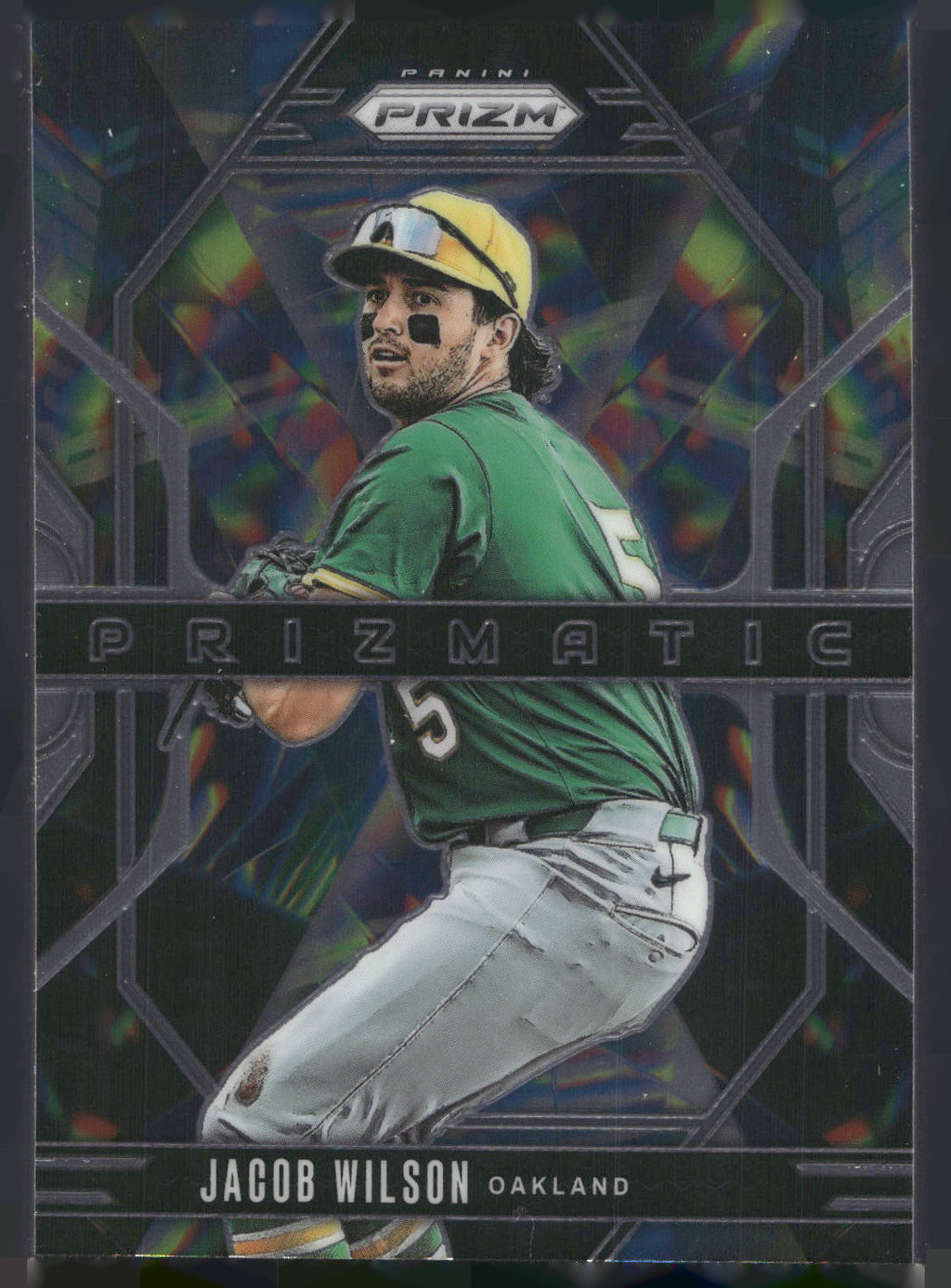 2025 Panini Prizm #17 Jacob Wilson Prizmatic