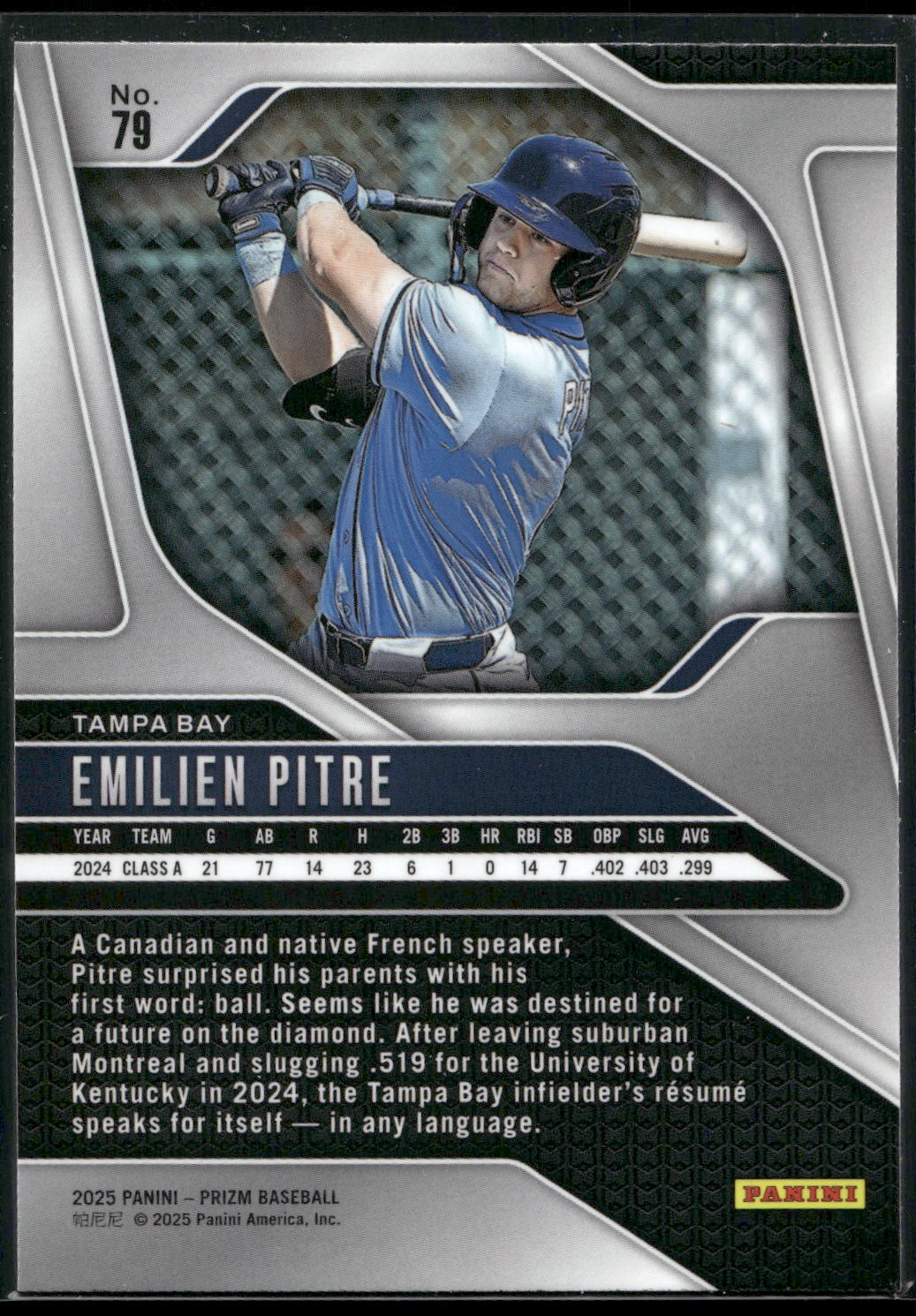 2025 Panini Prizm #79 Emilien Pitre