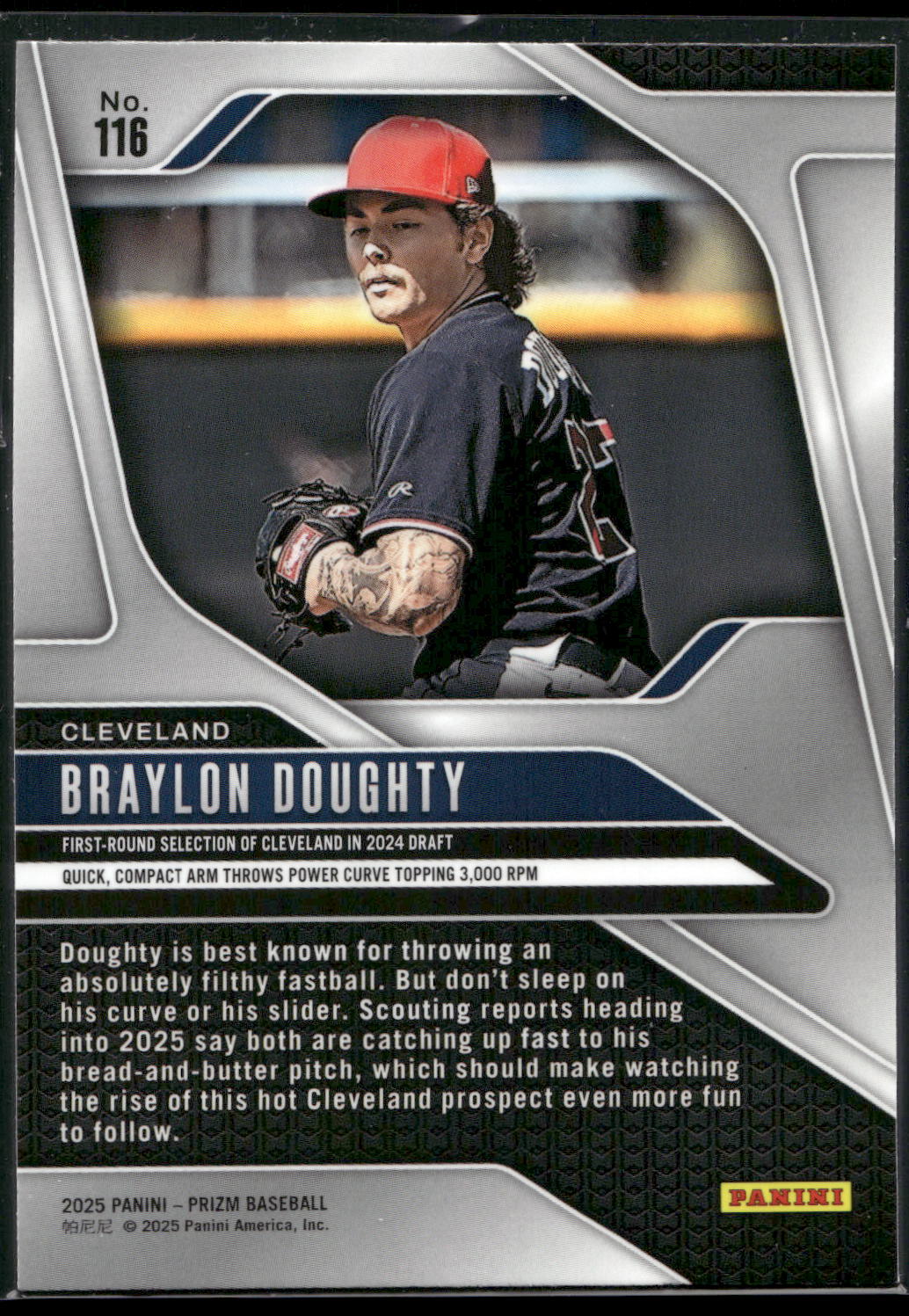 2025 Panini Prizm #116 Braylon Doughty
