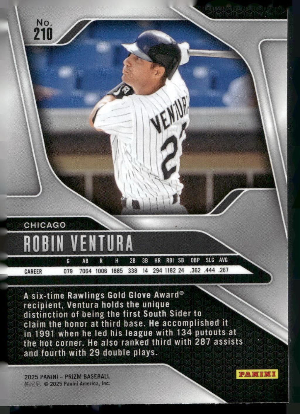 2025 Panini Prizm #210 Robin Ventura