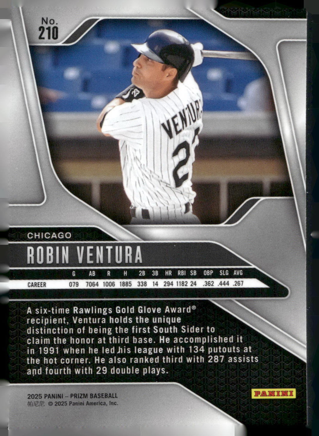 2025 Panini Prizm #210 Robin Ventura