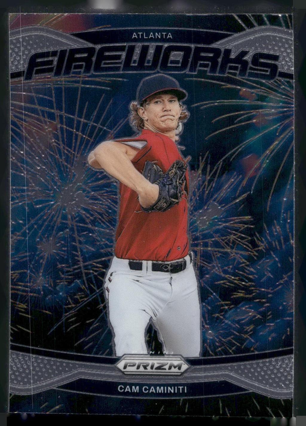 2025 Panini Prizm #24 Cam Caminiti Fireworks