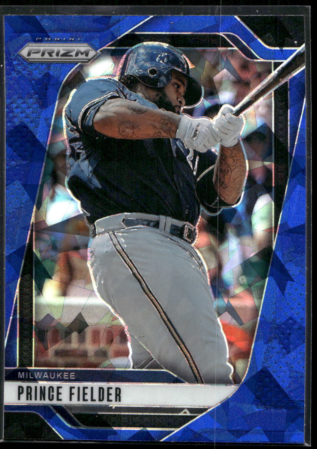 2025 Panini Prizm #59 Prince Fielder Blue Ice Prizms