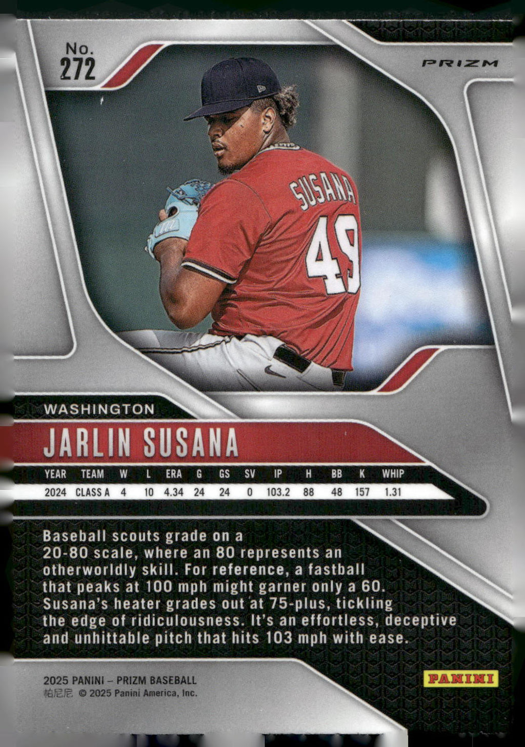 2025 Panini Prizm #272 Jarlin Susana
