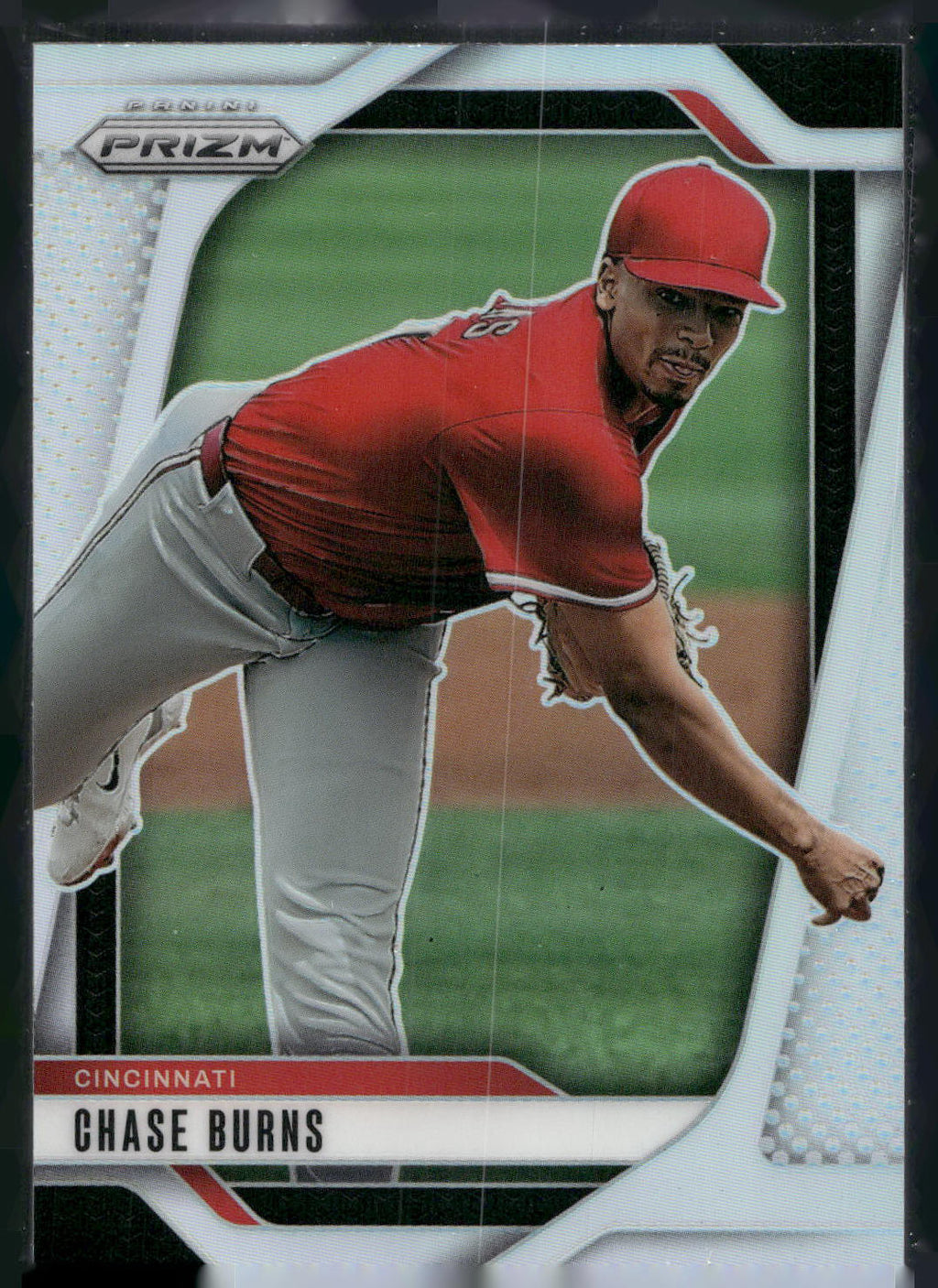 2025 Panini Prizm #86 Chase Burns Silver Prizms