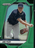 2025 Panini Prizm #224 Jake Peavy Green Ice Prizms