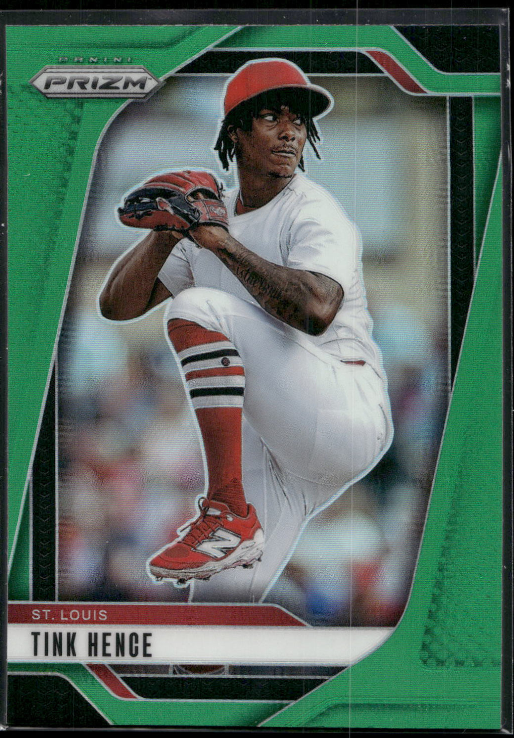 2025 Panini Prizm #168 Tink Hence Green Ice Prizms