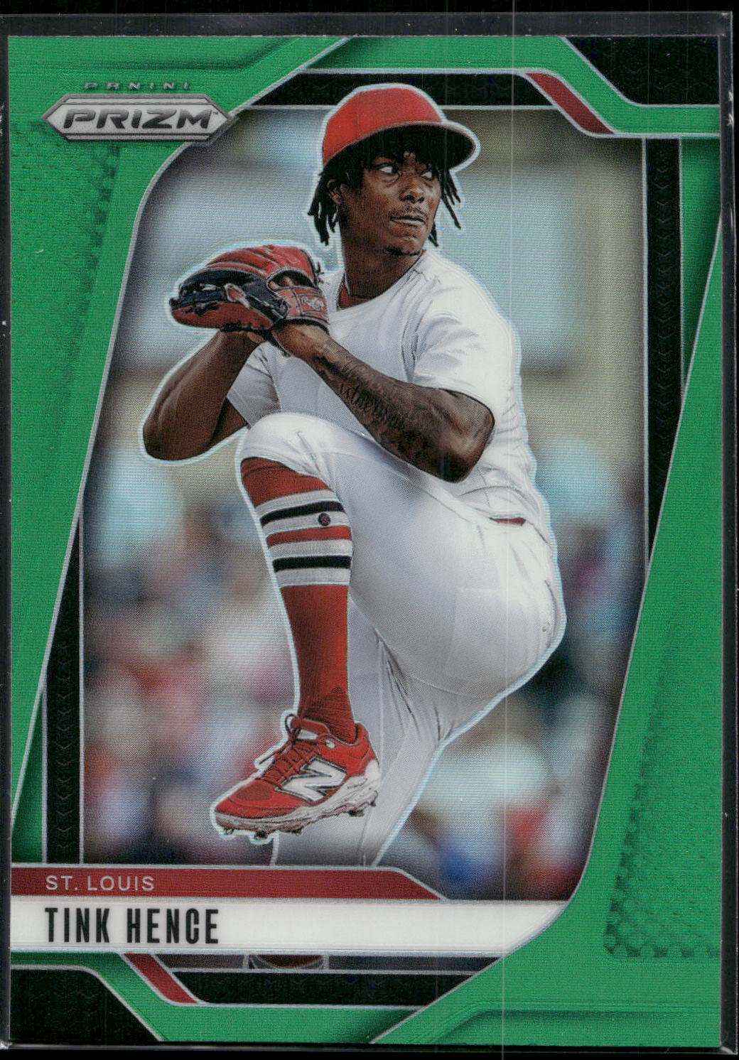 2025 Panini Prizm #168 Tink Hence Green Ice Prizms