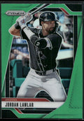 2025 Panini Prizm #35 Jordan Lawlar Green Ice Prizms