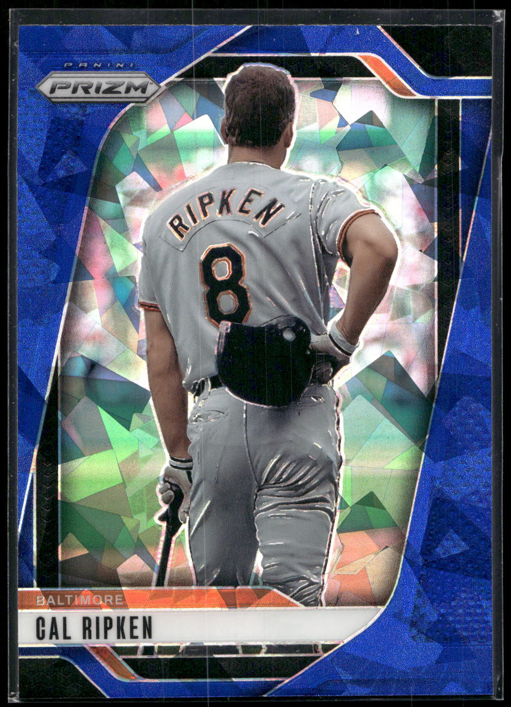2025 Panini Prizm #123 Cal Ripken Blue Ice Prizms