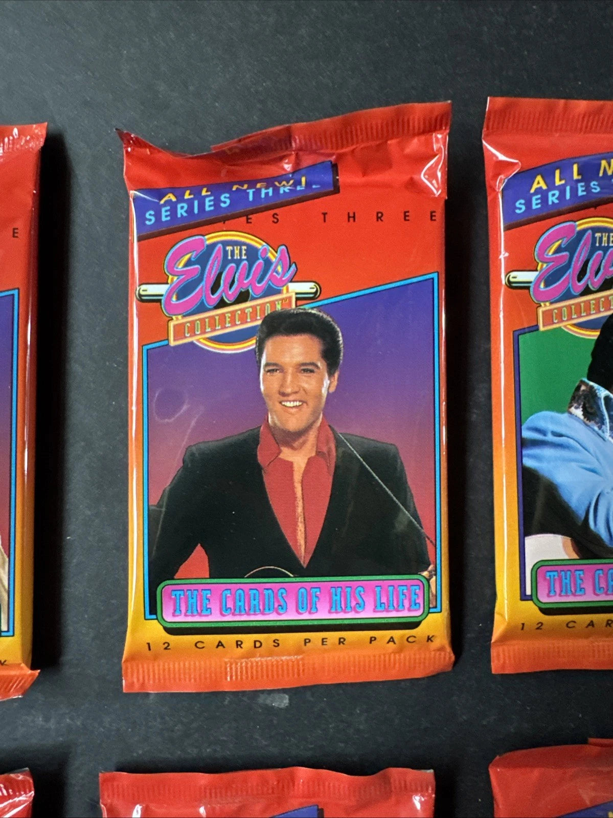 1993 Elvis Series 3 Sealed Pack - Black Jacket / Red Shirt