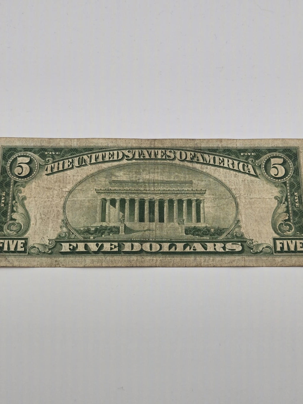 1929 $5 Federal Reserve Bank Note New York Fr. 1850-B Brown Seal Paper Money