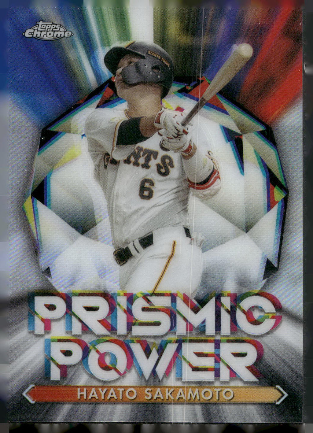 2021 Topps Chrome NPB #PP-3 Hayato Sakamoto Prismic Power
