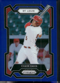 2024 Panini Prizm #186 Chase Davis Blue Prizms #/199