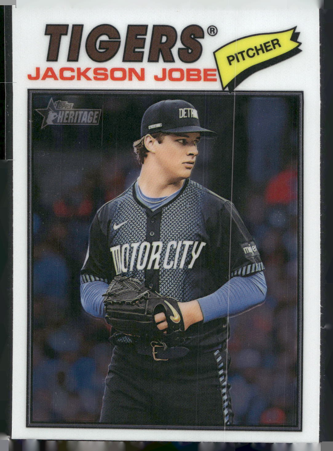 2026 Topps Heritage #164 Jackson Jobe Chrome