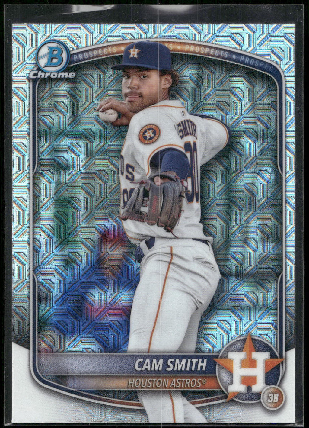 2025 Bowman #BCP-48 Cam Smith Chrome Prospects Mojo Refractor