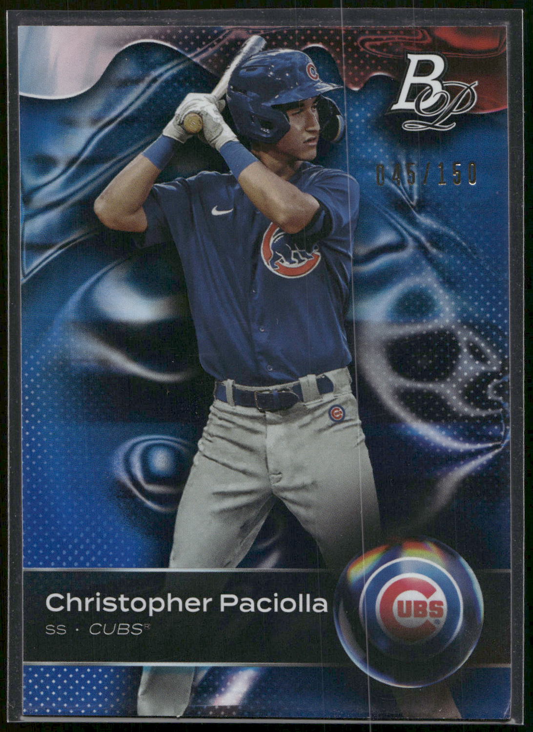 2023 Bowman Platinum #TOP-83 Christopher Paciolla Top Prospects #/199