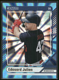 2024 Donruss #39 Edouard Julien Carolina Blue Laser #/249