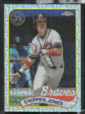 2024 Topps #T89C-93 Chipper Jones 1989 Topps Baseball 35th Anniversary Chrome
