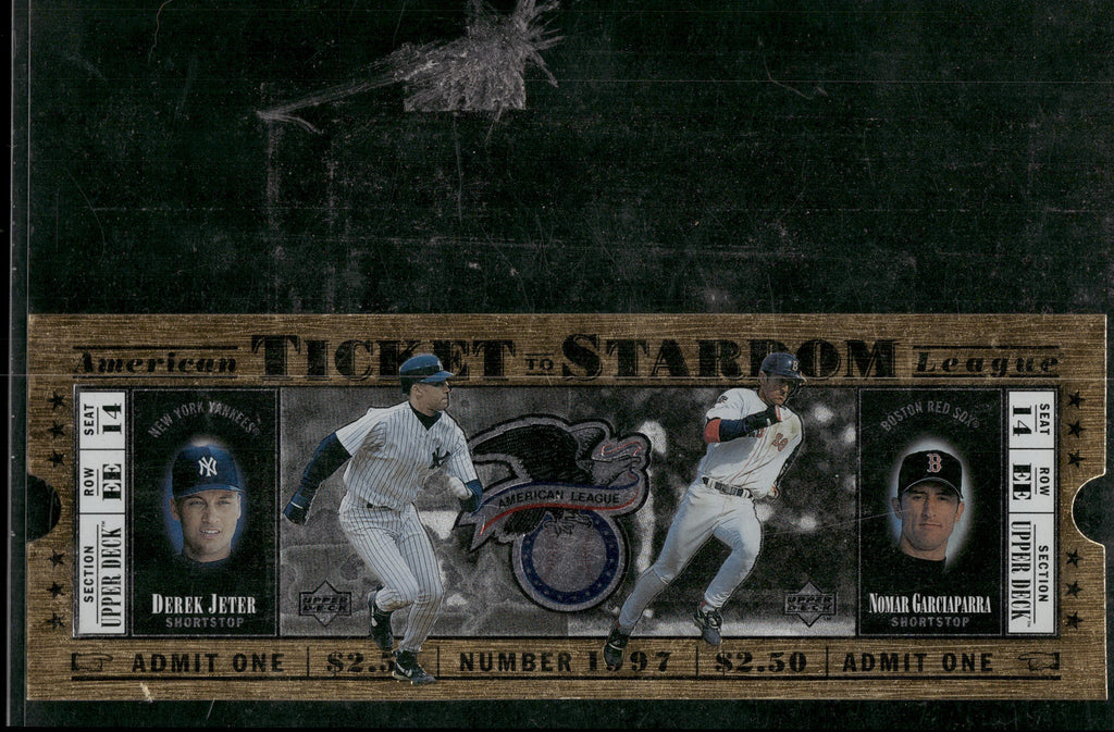 1997 Collector's Choice #TS3 Derek Jeter / Nomar Garciaparra Ticket to Stardom